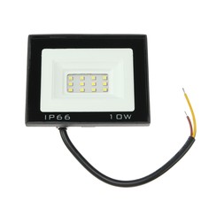 Прожектор светодиодный luazon lighting 10 вт, 800 лм, 4000к, ip66, 220v