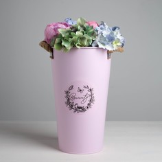 Кашпо подарочное, розовое beauty, 18 х 31 см Дарите Счастье