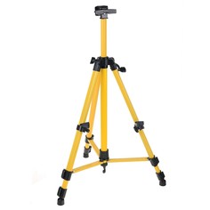 Мольберт телескопический, тренога, металлический, жёлтый, размер 51-153 см Calligrata