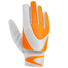 Перчатки вратарские, размер 8, оранжево-белый Onlitop