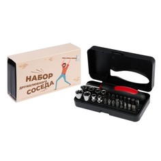 Набор инструментов tundra, подарочный пластиковый кейс, 25 предметов