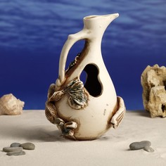 Аквадекор-грот для аквариума &#39;&#39; кувшин&#39;&#39; Керамика ручной работы