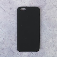 Чехол luazon силиконовый iphone 6 plus, чёрный