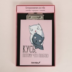 Набор скетчбук, планшет и цветные карандаши 6 шт Art Fox