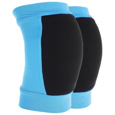 Наколенники для гимнастики и танцев (с уплотненной чашкой), размер xxs (3-5 лет), цвет бирюза/чёрный Grace Dance