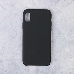 Чехол luazon силиконовый iphone x, чёрный