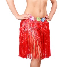 Гавайская юбка, цвет красный Страна Карнавалия