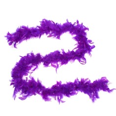 Карнавальный шарф-перо, 180 см, цвет фиолетовый Страна Карнавалия