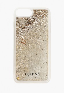 Чехол для iPhone Guess 7 Plus/8 Plus, Glitter Hard Gold