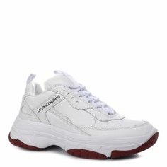 Женские кроссовки CALVIN KLEIN JEANS nappa WHT/fur WHT/lace WHT