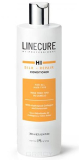 Domix, Бальзам для волос с уф-фильтром Silk Repair Linecure Vegan Ипертин, 300 мл Hipertin