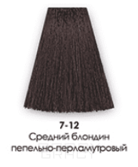 Nirvel, Краска для волос ArtX (палитра 129 цветов), 60 мл 7-12 Средний блондин пепельно-перламутровый
