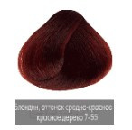 Nirvel, Краска для волос ArtX (палитра 129 цветов), 60 мл 7-55 Интенсивно-красное дерево средний блондин