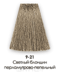 Nirvel, Краска для волос ArtX (палитра 129 цветов), 60 мл 9-21 Светлый блондин перламутрово-пепельный