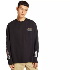 Футболки с длинным рукавом LS NNH Statement Print Tee (Relaxed) Timberland