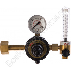 Регулятор для углекислоты и аргона base control ar/co2 с ротаметром gce 0870460