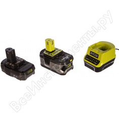 Набор ryobi one+ rc18120-242 5133003365 аккумуляторы (18 в; 4.0 а*ч + 2.0 a*ч; li-ion) и зарядное устройство rc18120