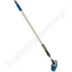 Щетка 25 см на шланг с телескопической ручкой 200см kraft kt 830046