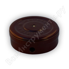 Распаечная коробка retrika цельнокерамическая, коричневый, d-95 rr-09022