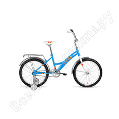 Велосипед altair kids 20, рост 13, 2018-2019, белый/синий rbkn9yn01002