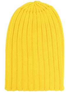 Laneus кашемировая шапка бини в рубчик