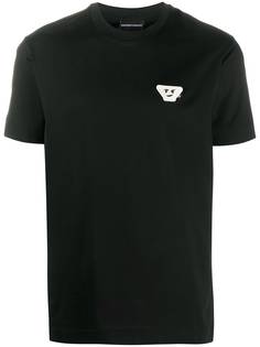 Emporio Armani футболка с круглым вырезом и нашивкой-логотипом