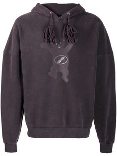 We11done худи с принтом и кулиской