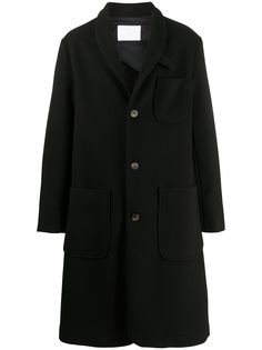 Société Anonyme пальто J.P.B. на пуговицах однобортное пальто