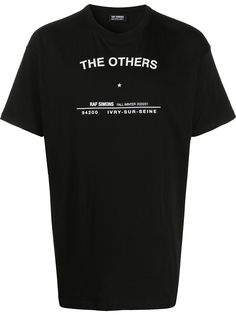 Raf Simons футболка с принтом The Others