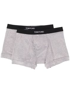 TOM FORD комплект из двух боксеров с логотипом на поясе