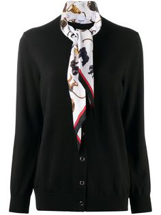 Burberry кардиган с шарфом