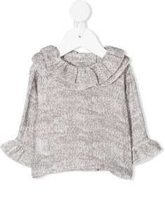 Violeta E Federico блузка с принтом и оборками