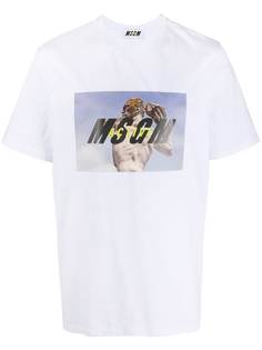 MSGM футболка с логотипом