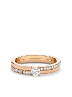 De Beers Jewellers кольцо The Promise из розового золота с бриллиантами