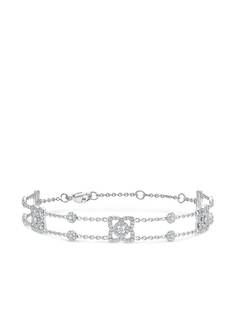 De Beers Jewellers браслет Enchanted Lotus из белого золота с бриллиантами