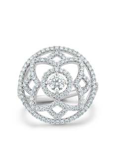 De Beers Jewellers кольцо Enchanted Lotus из белого золота с бриллиантами