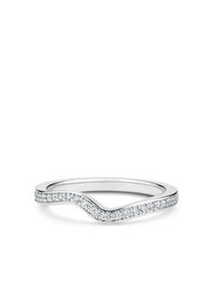 De Beers Jewellers платиновое кольцо Caress с бриллиантами