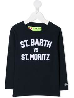 Mc2 Saint Barth Kids толстовка с логотипом
