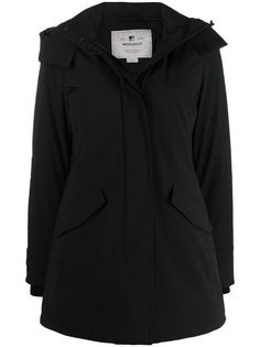 Woolrich пальто на молнии с капюшоном