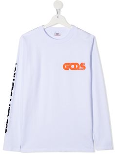 Gcds Kids футболка с длинными рукавами и логотипом
