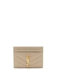 Saint Laurent картхолдер с монограммой
