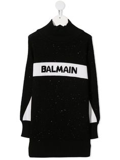 Balmain Kids джемпер с длинными рукавами и логотипом