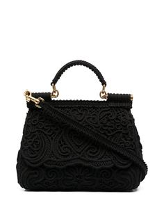 Dolce & Gabbana сумка-тоут с кружевом