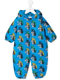 Stella McCartney Kids дутый комбинезон с принтом