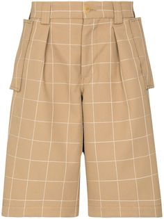 Jacquemus клетчатые шорты-бермуды Le short Quadri
