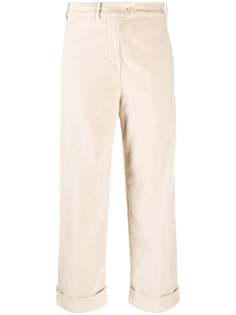 ASPESI укороченные брюки широкого кроя