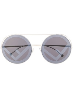 Fendi Eyewear солнцезащитные очки Run Away с логотипом