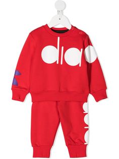 Diadora Junior спортивный костюм с логотипом
