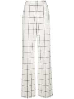 Jason Wu Collection расклешенные брюки в клетку