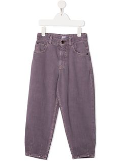 Brunello Cucinelli Kids зауженные джинсы с завышенной талией